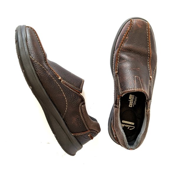 clarks cotrell step leather shoes